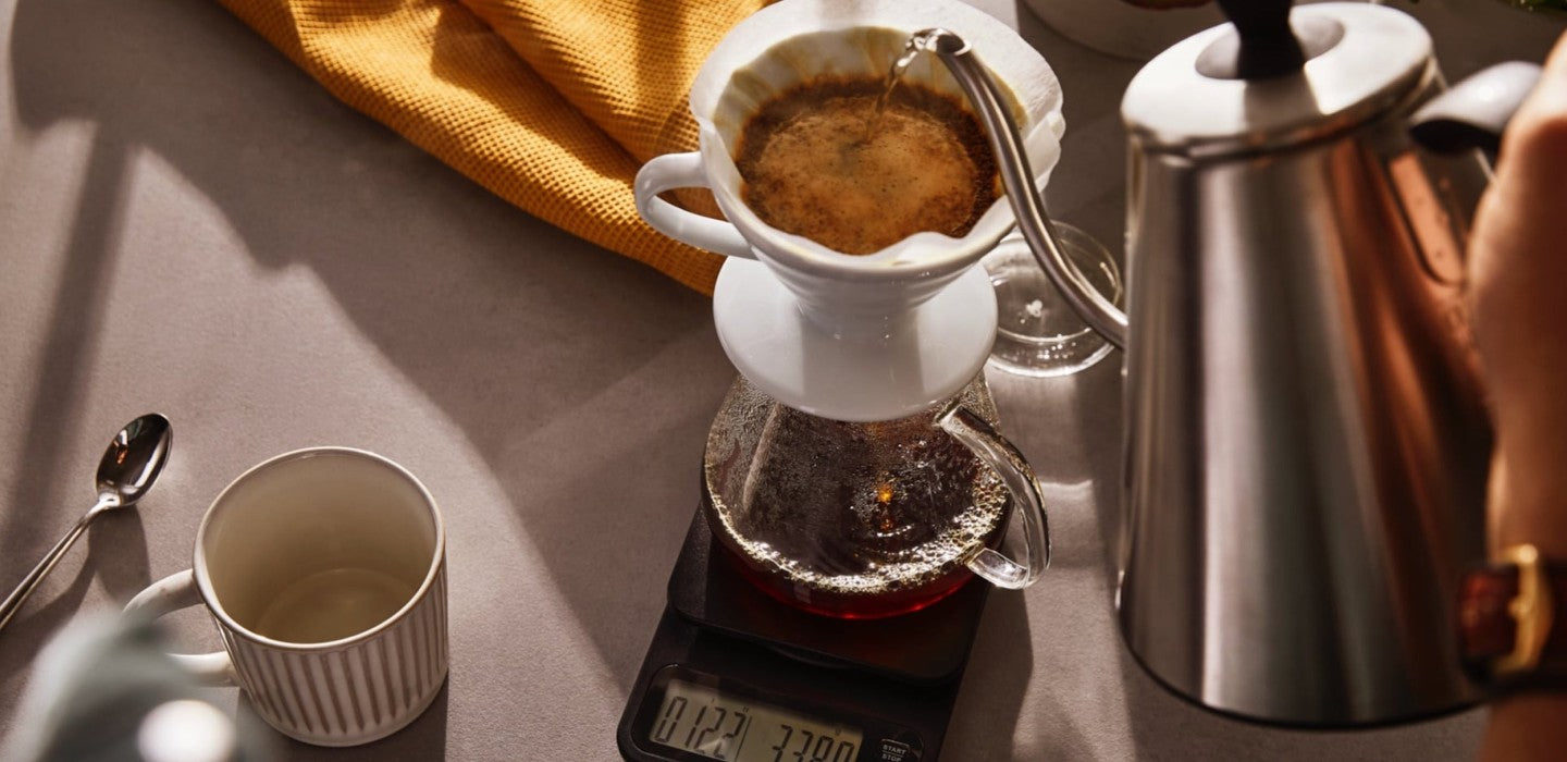 DRIP COFFEE BREWING TECHINIQUE : 3 STAGES ON BREWING - Millilitre