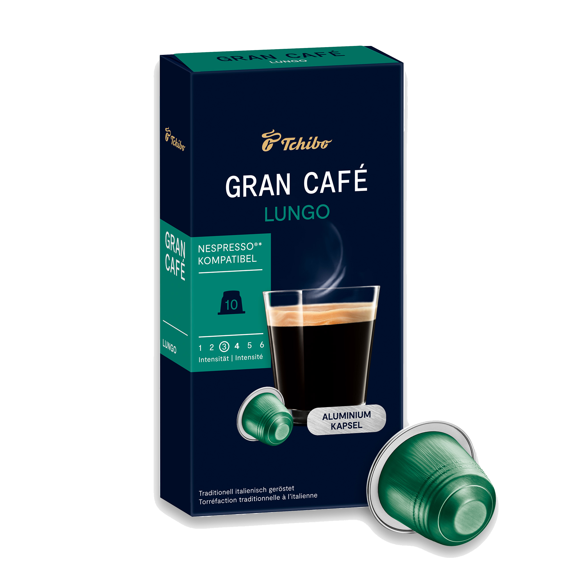 Gran Café Lungo - Lungo with balanced intense character and unique roasted  aroma