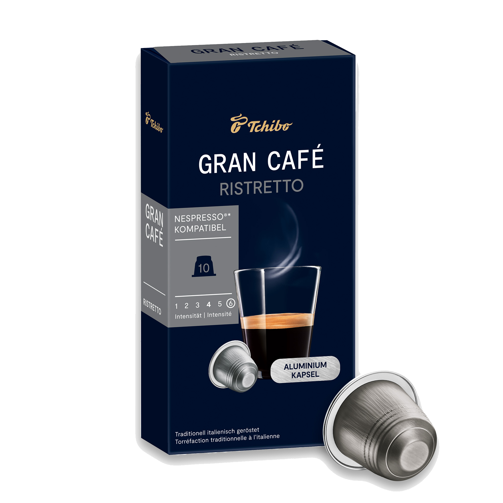 Gran Café Ristretto -Strong ristretto with a fine bitter aroma and lightly  woody notes