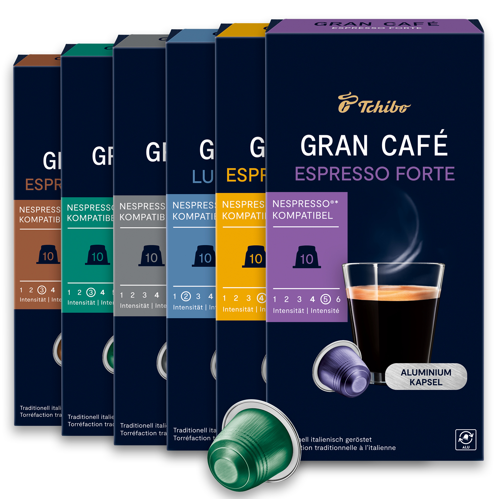 Gran Café Variety Pack - the best coffee quality for your Nespresso®*  original machine