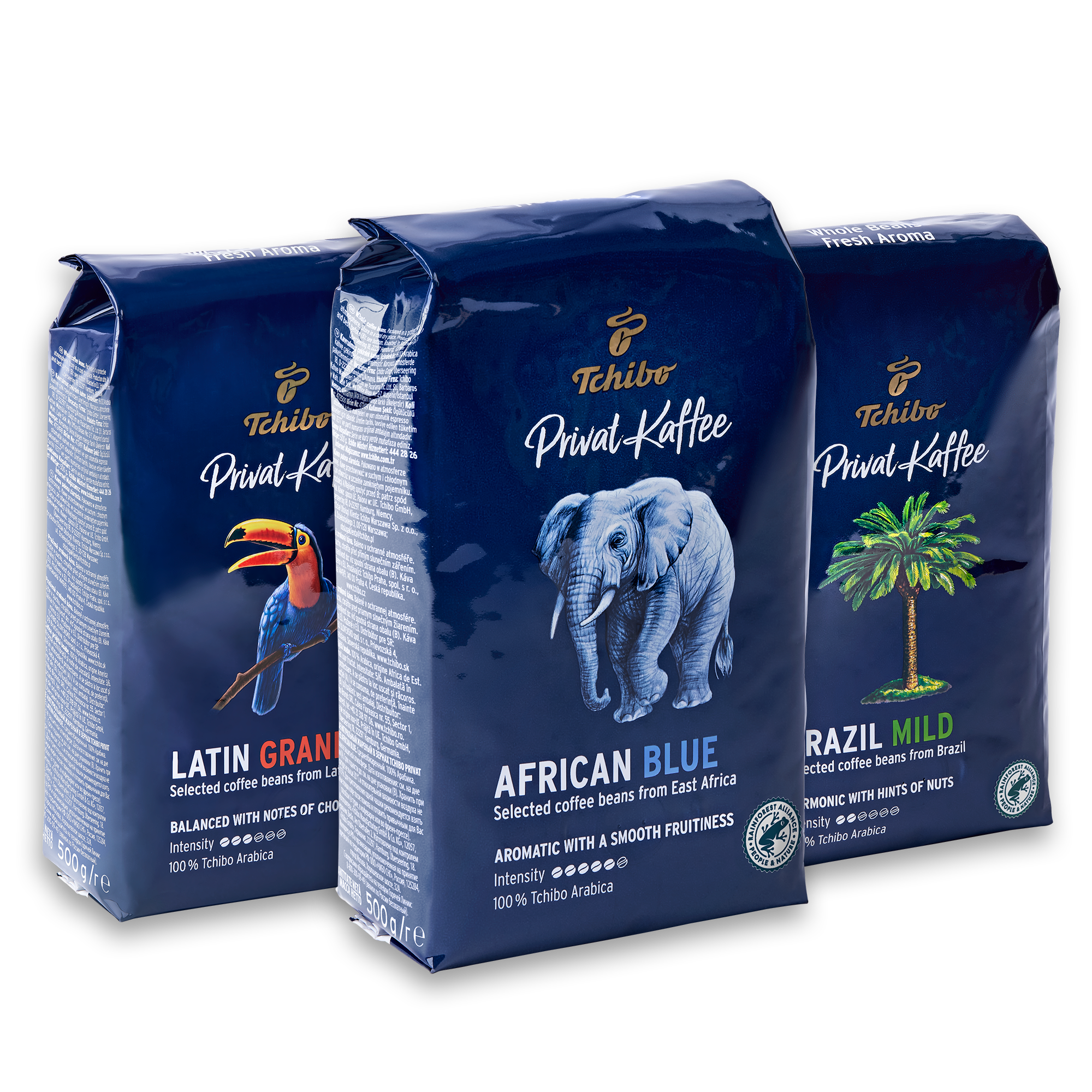 Privat Kaffee Whole Bean Bundle 3x17.6oz