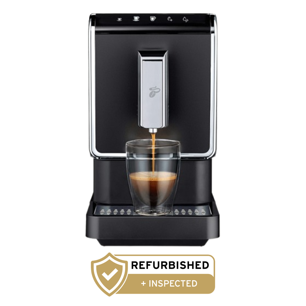 Tchibo - Máquina de café completamente automática, revolucionaria cafetera  que hace desde el grano, sin cápsulas, sin desperdicios