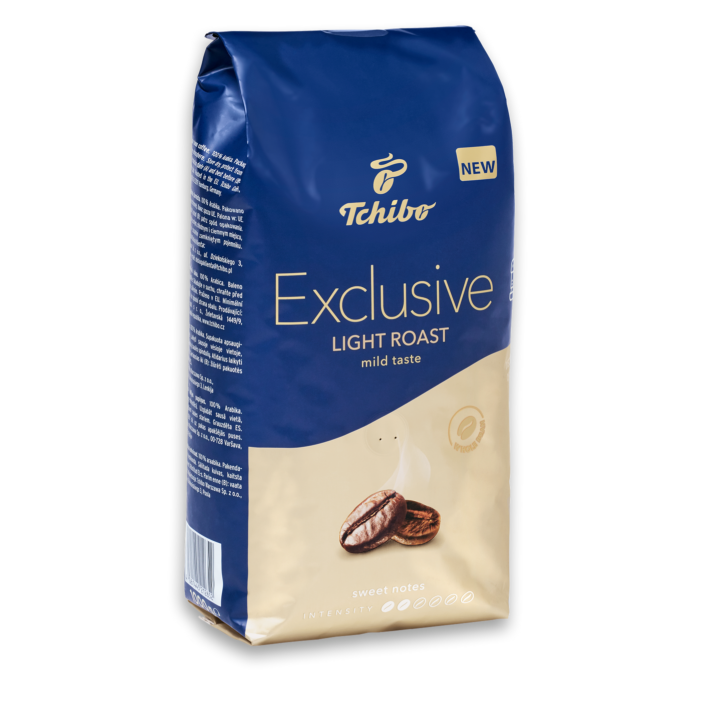 Light Roast Coffee Collection Tchibo Finely Aromatic Whole Bean and