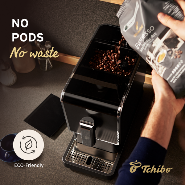 The Tchibo Coffee & Espresso Machine Automatic with Grinder