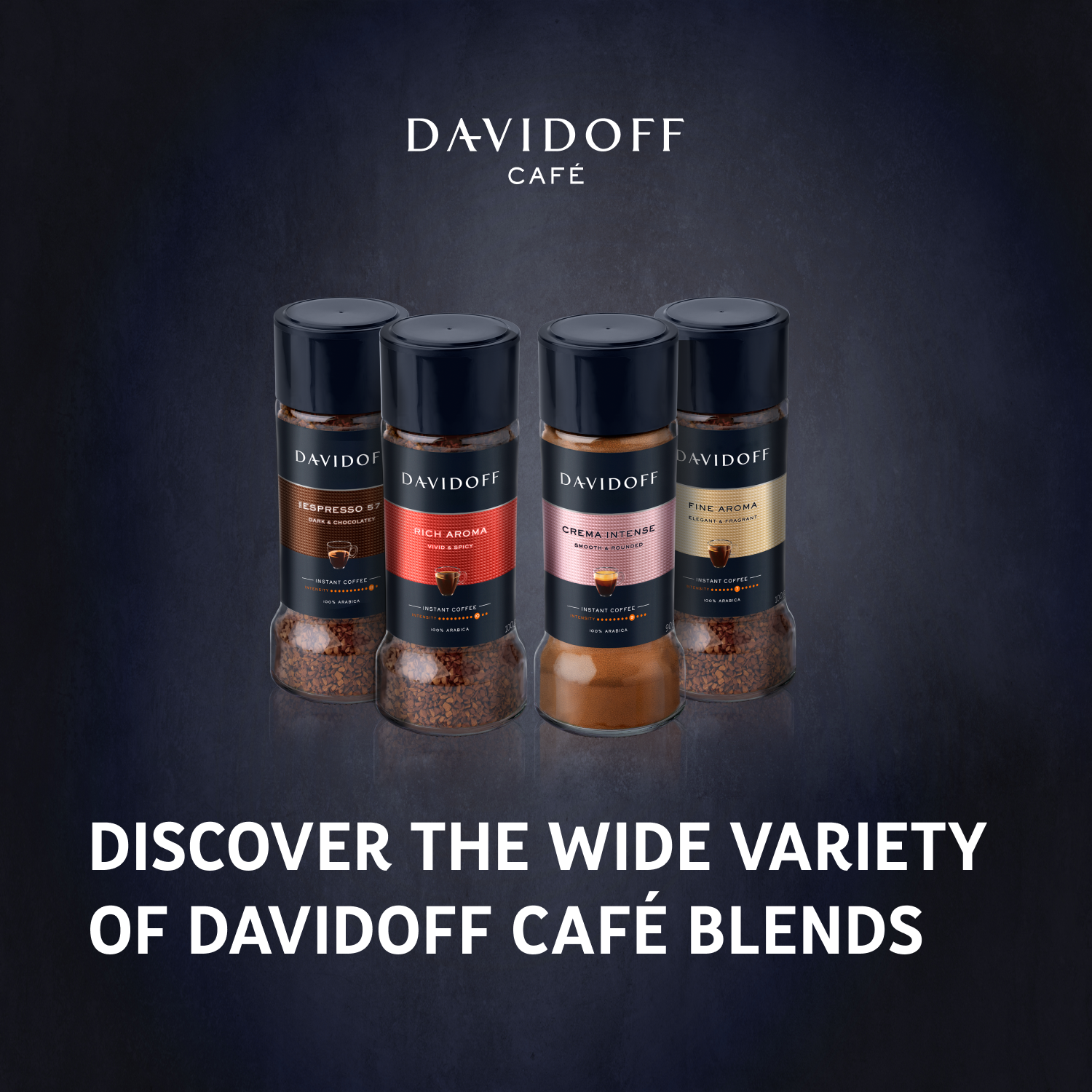 DAVIDOFF Crema Intense Instant Coffee