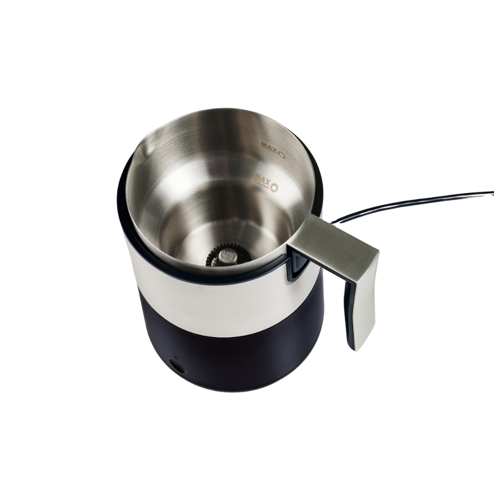 Induction milk frother