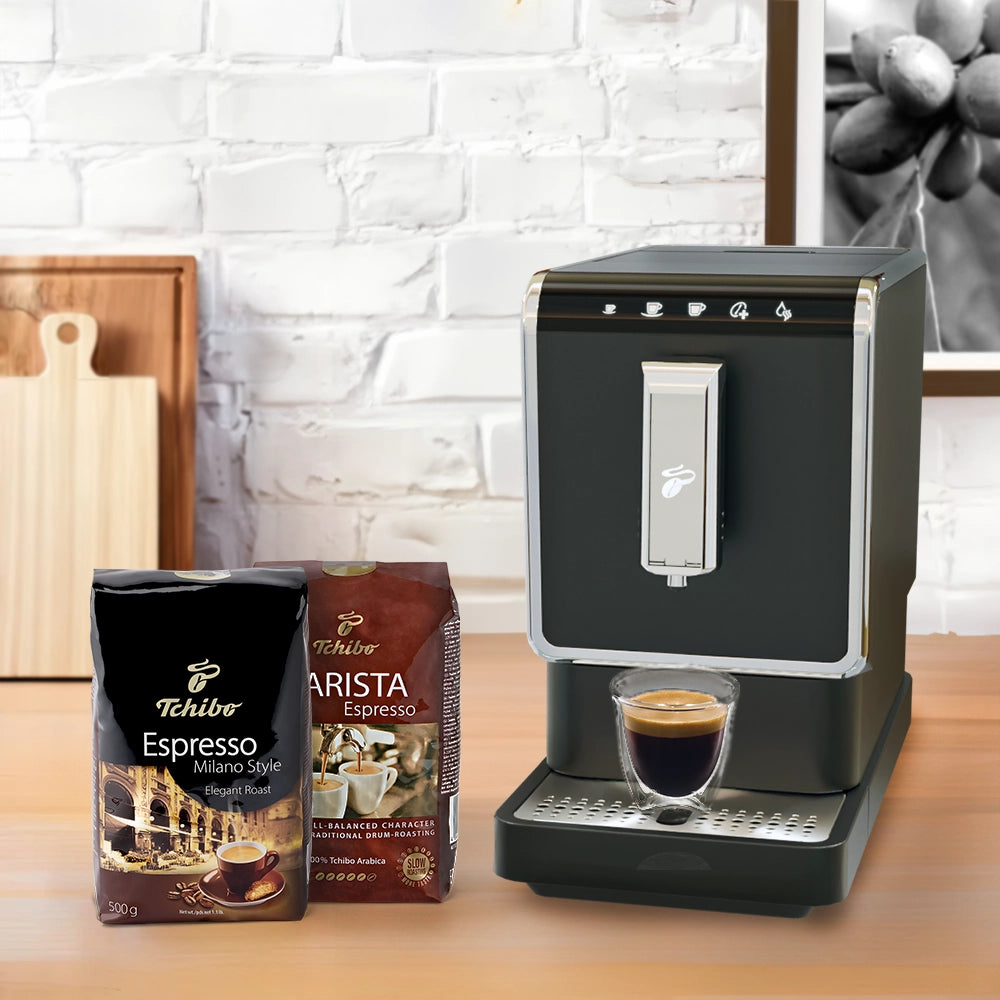 The Tchibo - Coffee & Espresso Machine - Automatic with Grinder